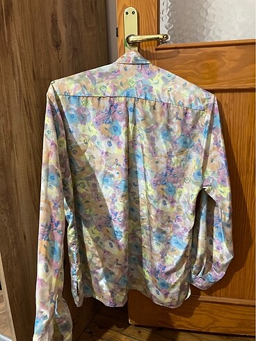 Vintage çiçekli gömlek - Görsel 3