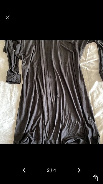 Tesettür siyah ceket - Görsel 3