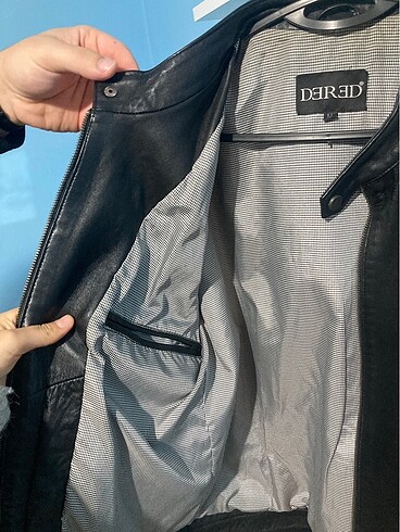 Gerçek deri ceket erkek - Görsel 5