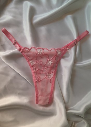 s Beden Nakışlı Pembe Bohem Büstiyer Takımı