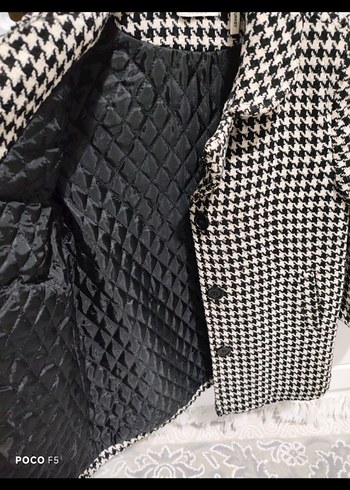 Düğmeli Gri Midi Kız Çocuk  Kaban - Görsel 2