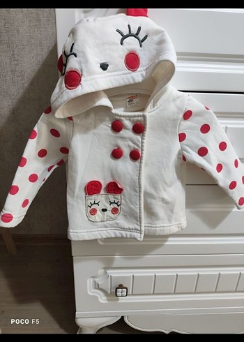 Bebek Kız Uzun Kollu Düğmeli Takım - Görsel 2