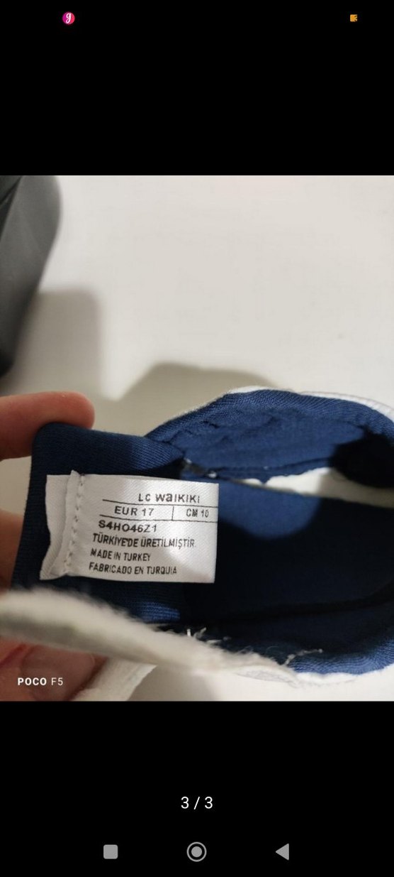 Beyaz Cırtcırtlı Erkek Bebek İlk Adım Ayakkabısı - Görsel 3