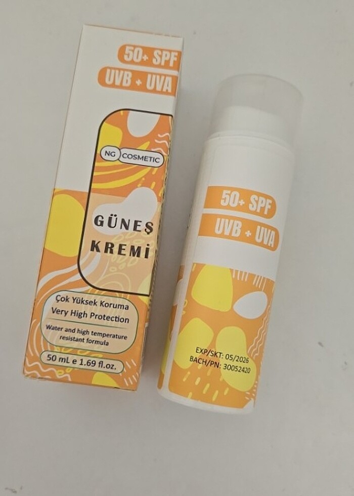 YETİŞKİN GÜNEŞ KREMİ NG KOZMETİK  - Görsel 3