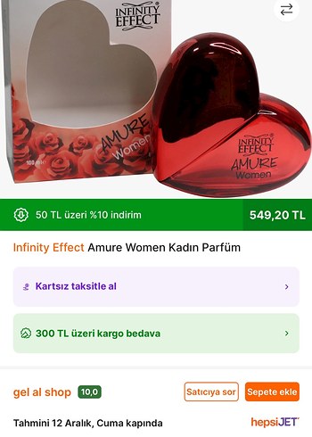 Infinity Effect Amure Kadın Parfüm 100ml - Görsel 3