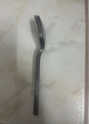 Gri ve Beyaz Çatal Kaşık Seti - Görsel 5