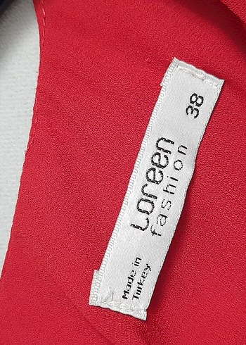 Kırmızı Midi Uzun Kollu Tunik - Görsel 6