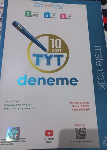 345 yayınları TYT Matematik Deneme Kitabı