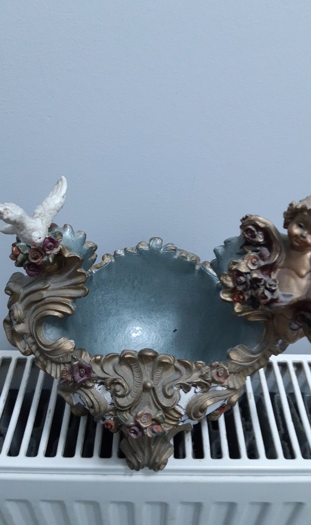 Pastel Beyaz Figürlü Dekoratif Biblo - Görsel 3