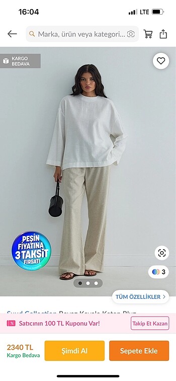 Suud Collection Suud bluz etiketli