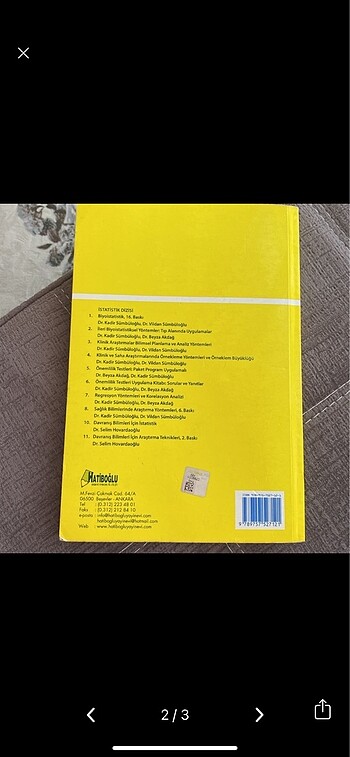 Biyoistatistik kitabı - Görsel 2