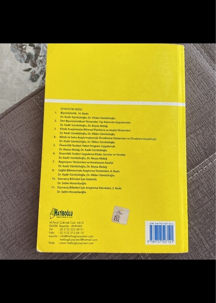 Biyoistatistik kitabı - Görsel 2