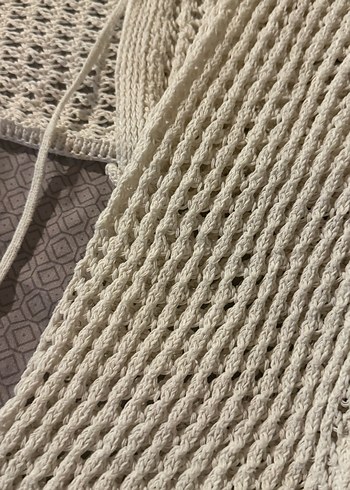 Bohem Tarz Örgü Uzun Kollu Kadın Kazak - Görsel 2