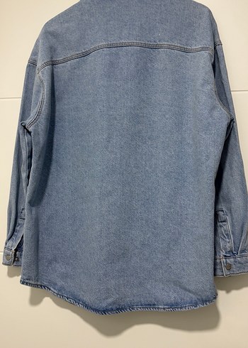 Mavi  Kadın Kot Ceket - Görsel 3