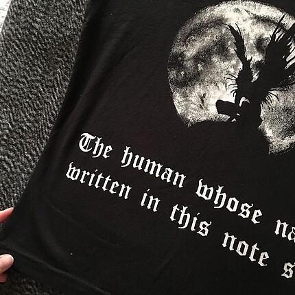 xs Beden Death Note Tişört