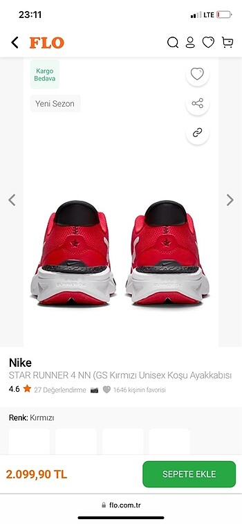 36,5 Beden Sıfır hiç giyilmemiş orjinal nike ayakkabı