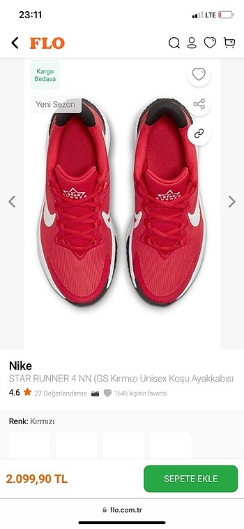 Nike Sıfır hiç giyilmemiş orjinal nike ayakkabı