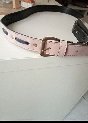 pudra rengi suni deri Tokalı Kadın Kemer