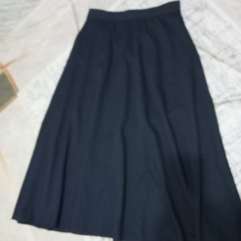 Lacivert Uzun Etek - Görsel 3