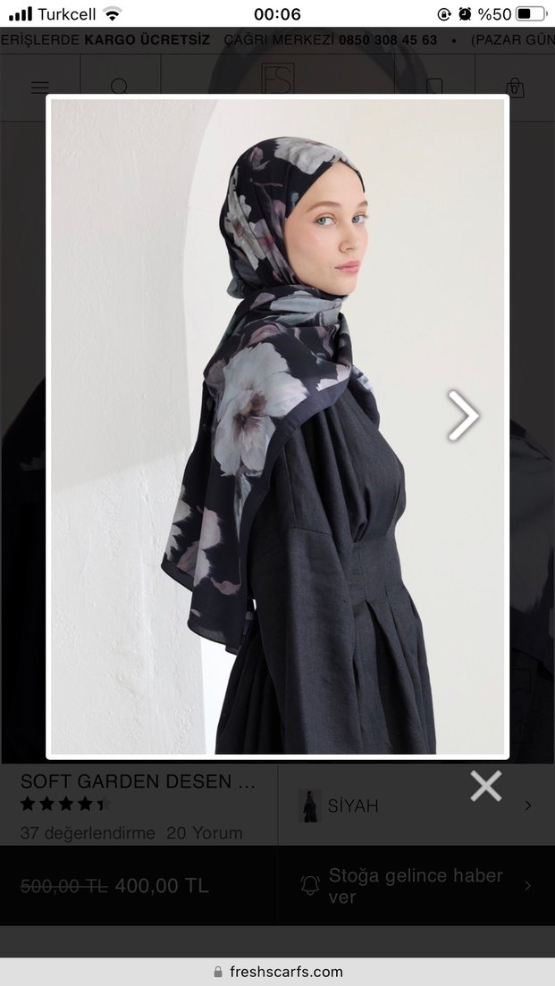 Freshscarfs şal - Görsel 3