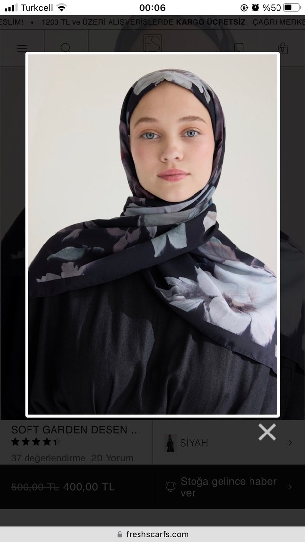 Freshscarfs şal - Görsel 2