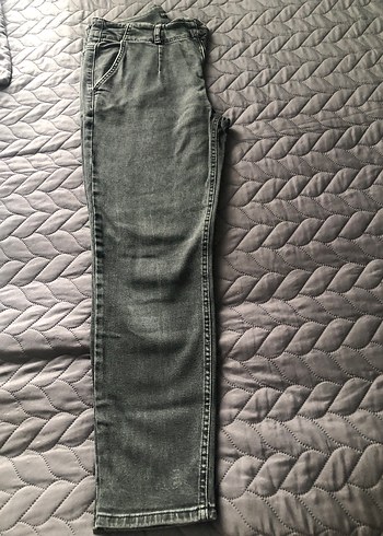 Gri siyah Kadın Denim Pantolon