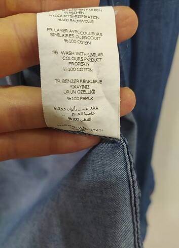 Tudors denim gömlek  - Görsel 4