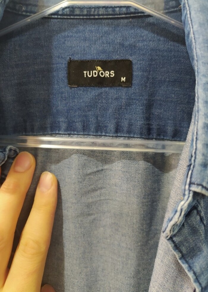 Tudors denim gömlek  - Görsel 2