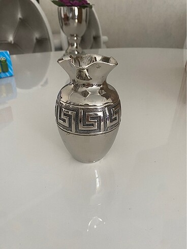  Beden gri Renk Gümüş vazo