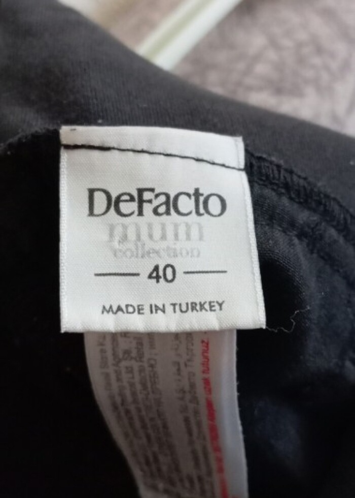 Siyah Hamile pantolonu  - Görsel 4