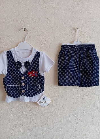 İkili erkek bebek takım  - Görsel 2