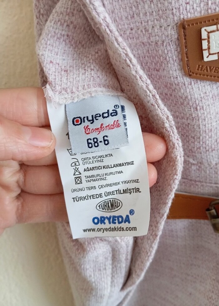 Kısa bebek salopet  - Görsel 3