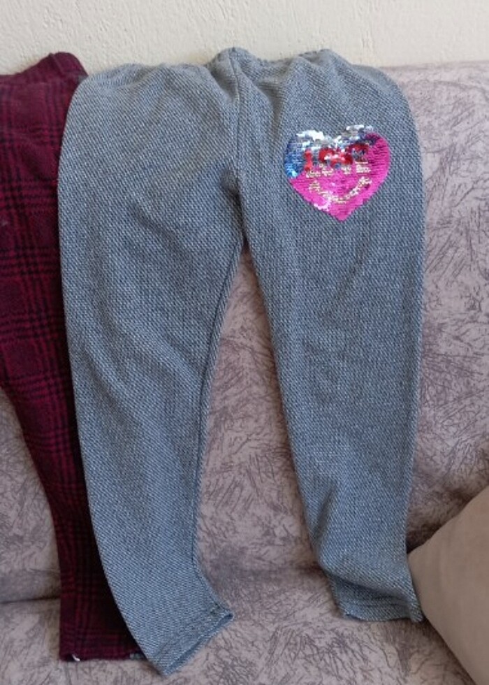 Kız çocuk kışlık tayt  - Görsel 5