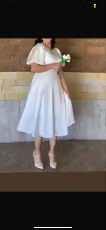 xl Beden beyaz Renk Nikah elbisesi
