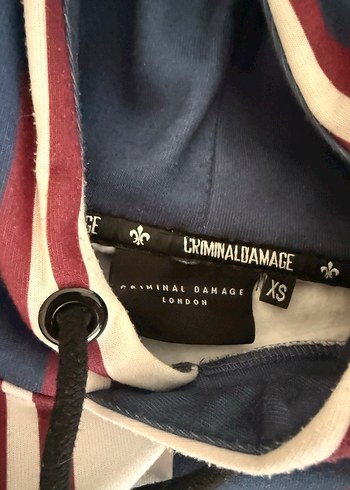 Erkek Kapüşonlu Çizgili Triko Sweatshirt - Görsel 3