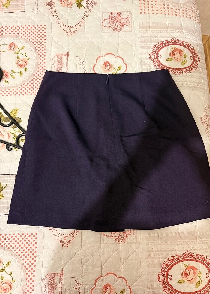 Kısa mor etek - Görsel 2