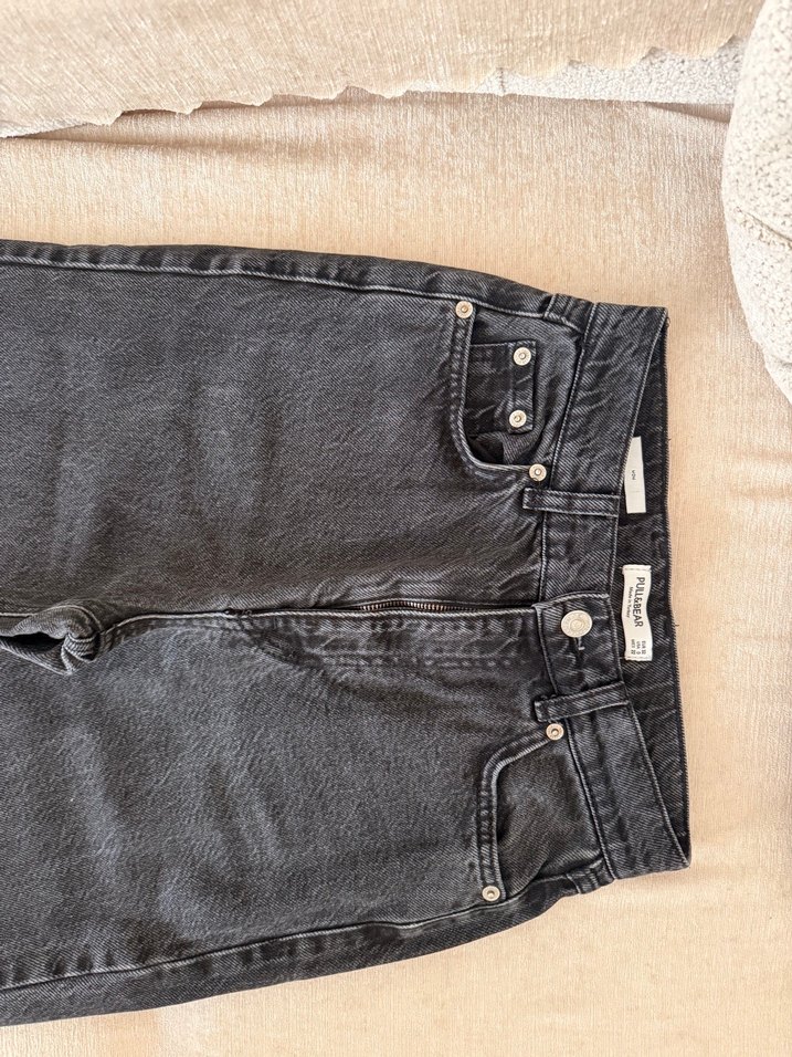 Gri Kadın Denim Pantolon - Regular Fit - Görsel 2