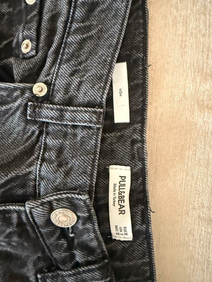 Gri Kadın Denim Pantolon - Regular Fit - Görsel 3