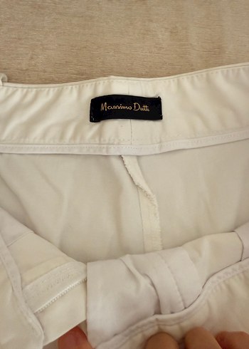 Bej Kadın Mini Şort Pamuklu Rahat Kesim - Görsel 4