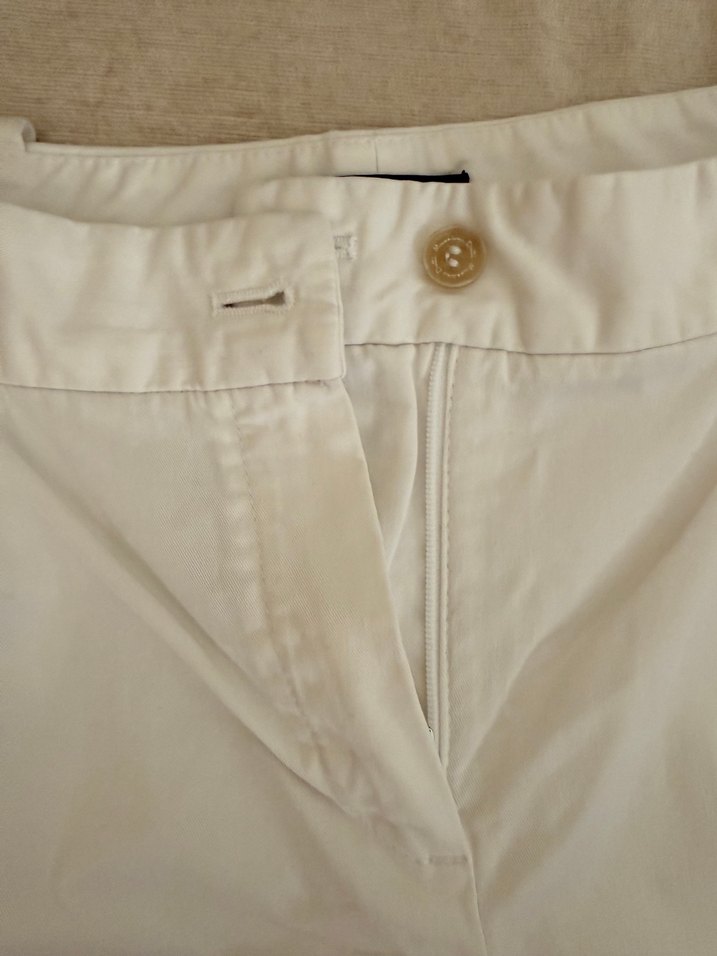 Bej Kadın Mini Şort Pamuklu Rahat Kesim - Görsel 3