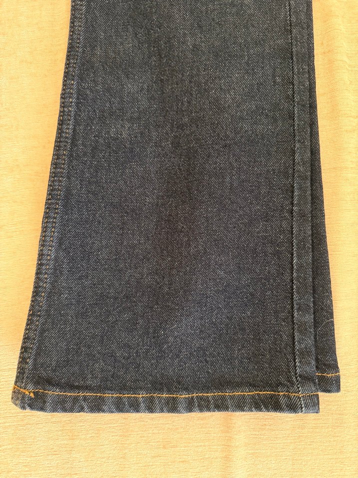 Lacivert Kadın Denim Midi Pantolon - Görsel 2