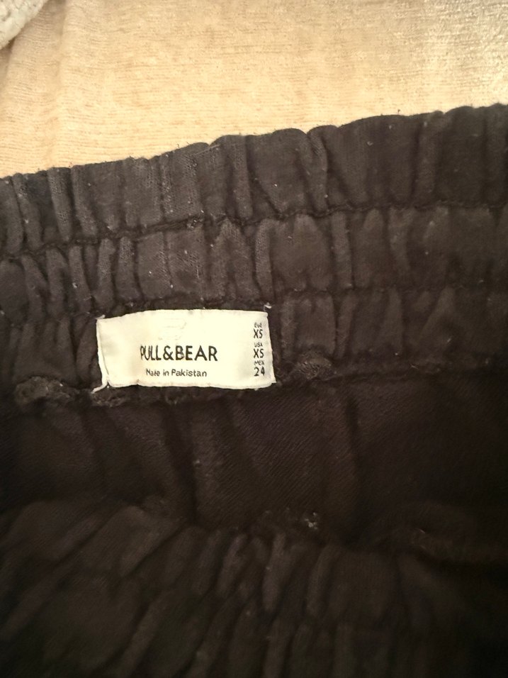 Siyah Yazı Baskılı Rahat Eşofman Altı - Görsel 3