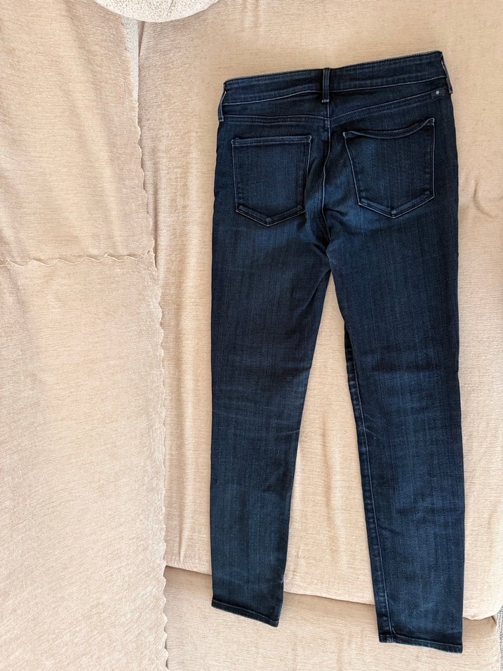 Kadın  Mavi Normal Boy Jean - Görsel 4