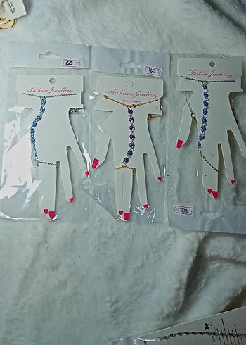 Renkli Payetli Kadın El Zinciri - Görsel 2