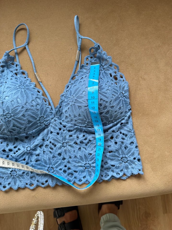 Mavi Nakışlı bustiyer - Görsel 2