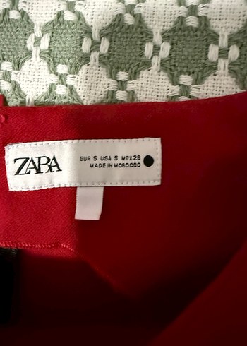Kırmızı zara elbise - Görsel 5