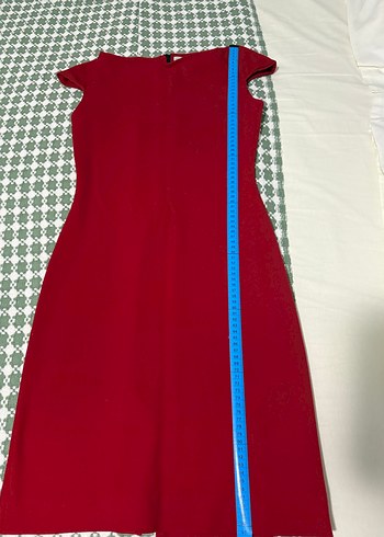 Kırmızı zara elbise - Görsel 3