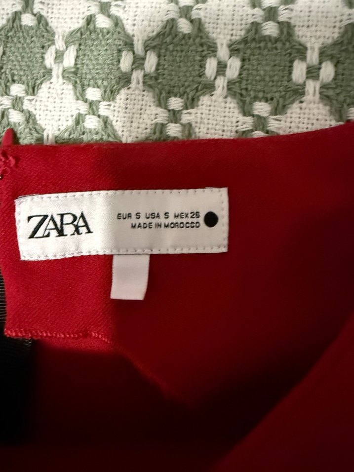 Kırmızı zara elbise - Görsel 5