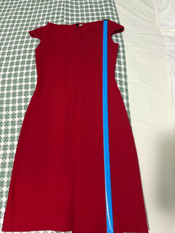 Kırmızı zara elbise - Görsel 3