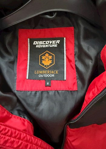 Erkek Kırmızı lumberjack mont - Görsel 3